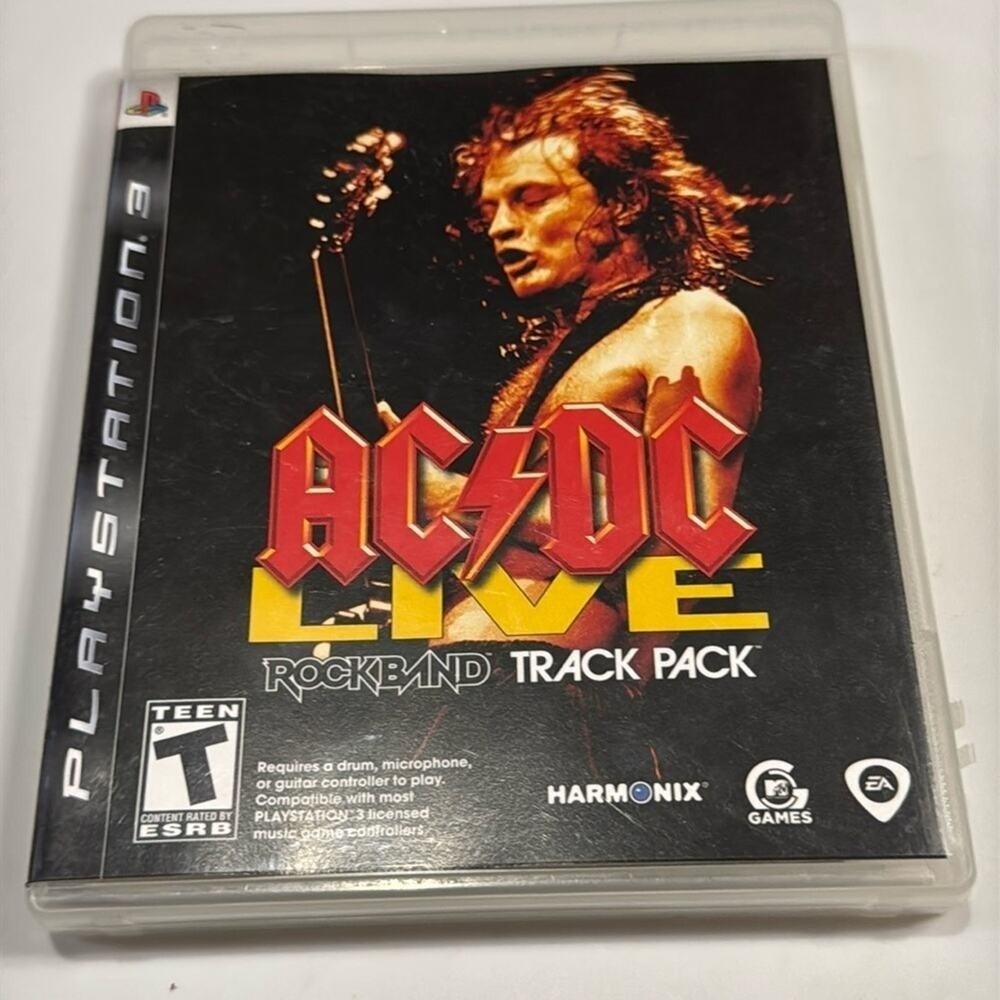 AC/DC Live: Rock Band Track Pack Sony PlayStation 3 PS3 Game Only USED